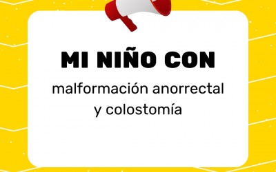 Mi niño con malformación anorrectal tiene colostomía