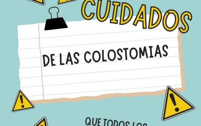 Bolsas y productos para el cuidado de las colostomías en niños