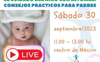 El cuidado del niño con estomas