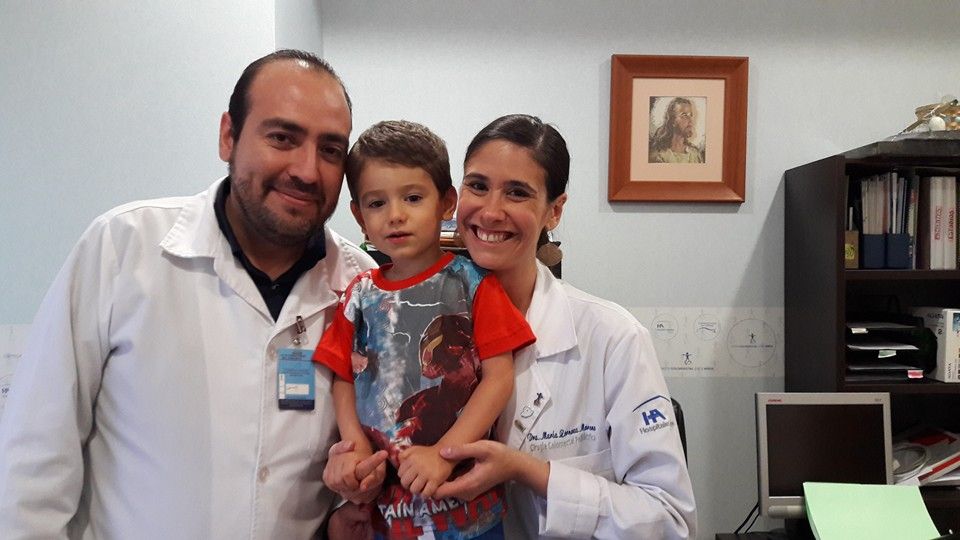 Niño con estenosis tras descenso por enfermedad de Hirschsprung
