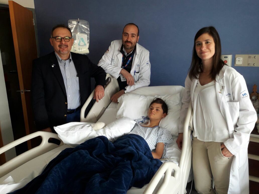 Adolescente operado por enfermedad de Hirschsprung