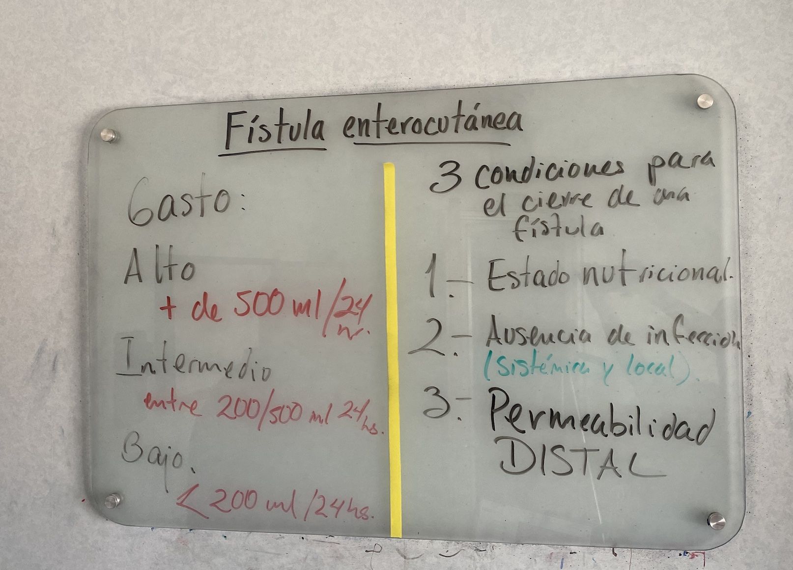 Resumen de la clase fístula enterocutanea y realimentación