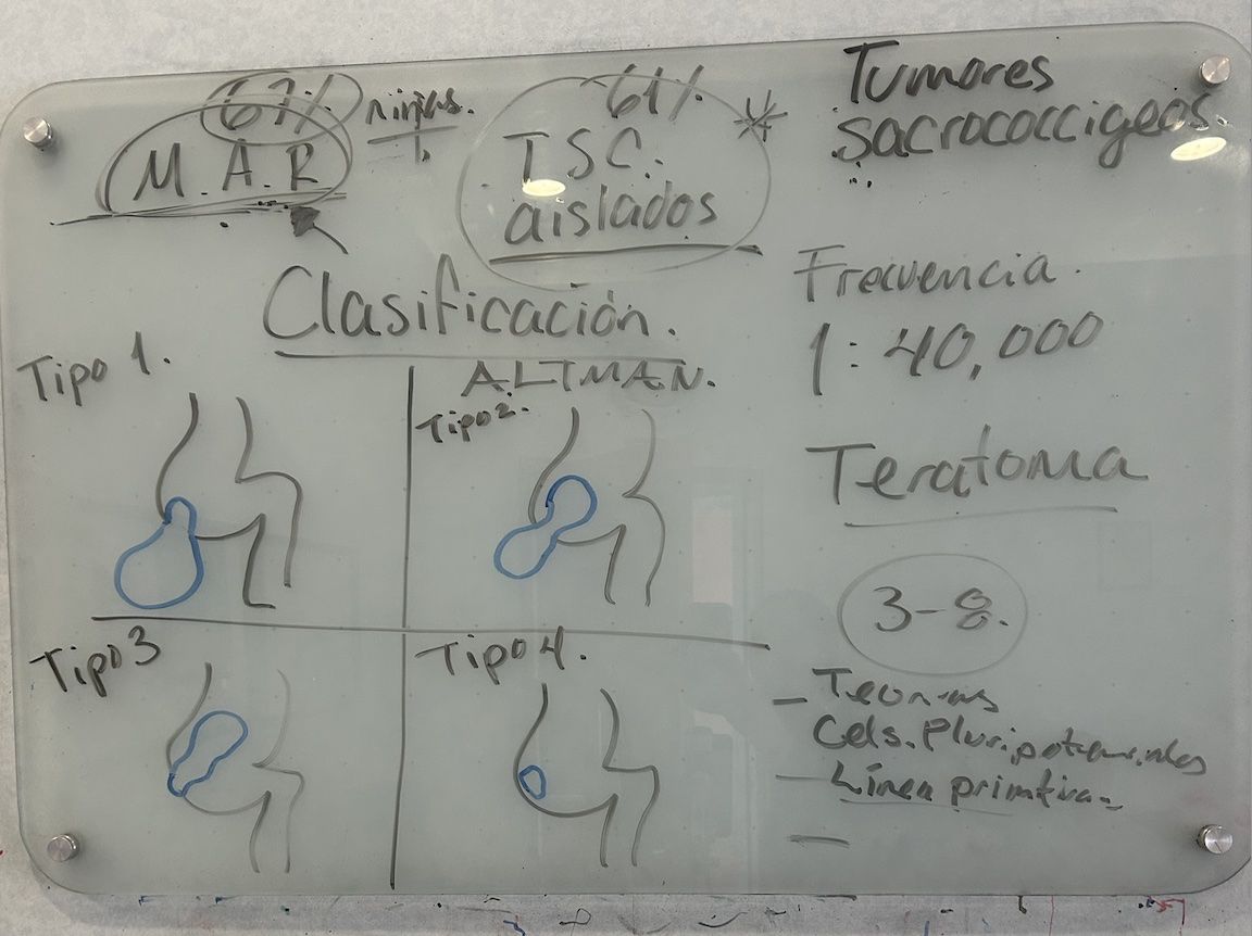 Resumen de la clase teratoma sacro coccígeo