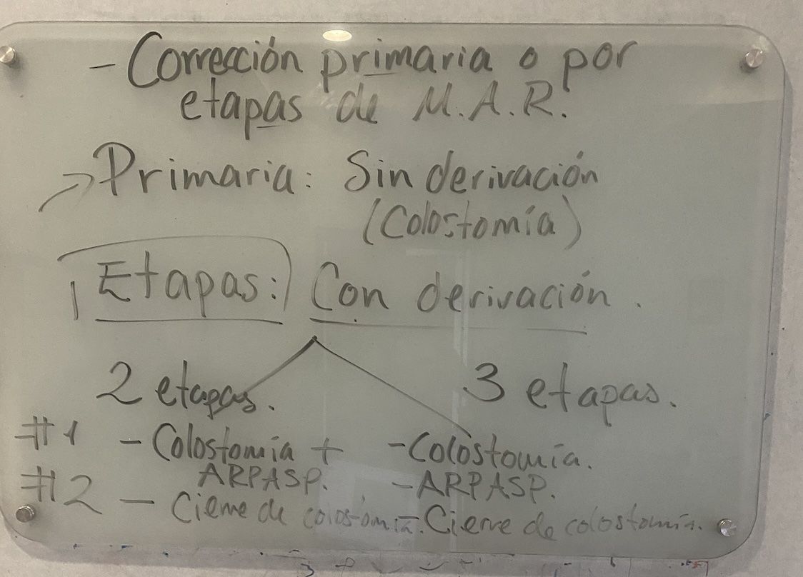 Resumen clase cirugía primaria o por etapas en MAR