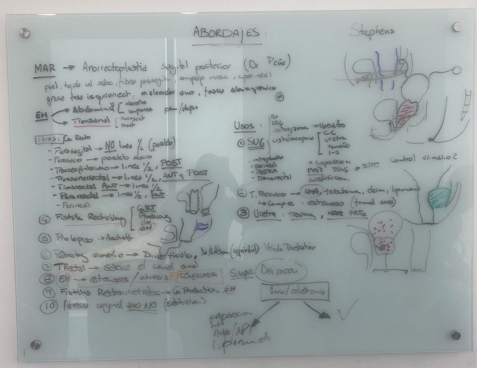Resumen de la clase abordajes en cirugía colorrectal pediátrica