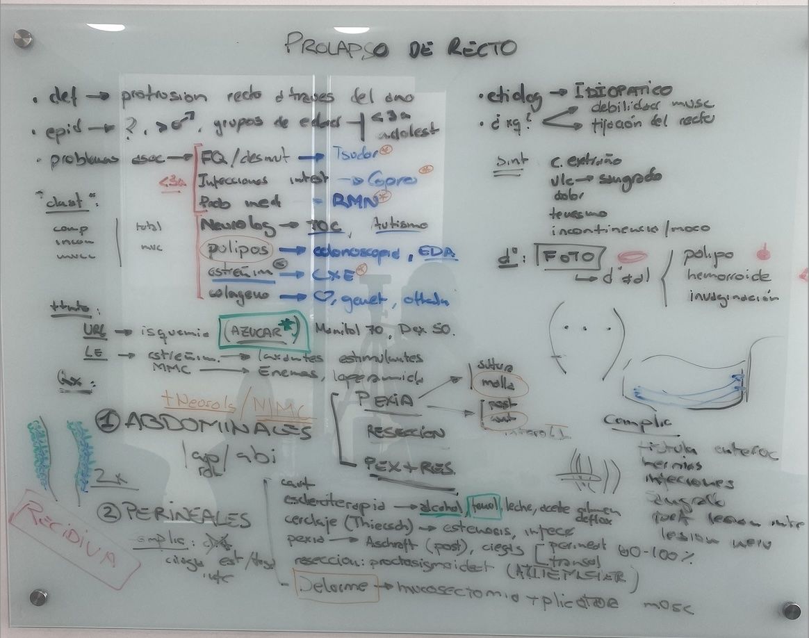 Resumen de la clase de prolapso de recto en niños